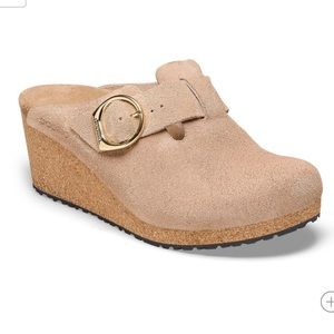 Birkenstock Papillio Fanny Ring Buckle Wedge Clog